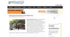 Desktop Screenshot of gezipartisi.com